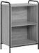 vidaXL Boekenkast 55,5 x 33 x 174 cm Bewerkt hout Grijs Sonoma