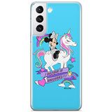 ERT GROUP mobiel telefoonhoesje voor Samsung S21 origineel en officieel erkend Disney patroon Minnie 035