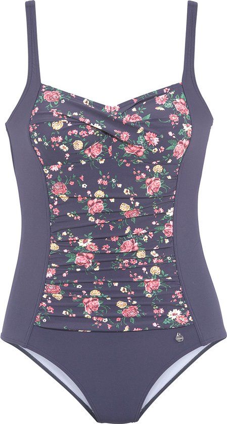 Lascana Anika Badpak Dames - blue print - Maat 38D