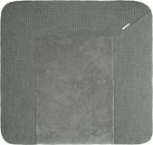 Baby's Only Gebreide baby aankleedkussenhoes - Waskussenhoes - Overtrek verzorgingskussen Hope - Urban Green - 75x85 cm