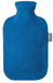 Fashy Warmwaterkruik - Fleece hoes blauw - 2 liter