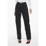 VILA high waist straight jeans VIKELLY black