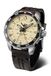Vostok Europe Montre pour homme avec bracelet en cuir vintage N1 Rocket automatique 20 ATM SII NH34 GMT, 225a713 - Beige/gris, bracelet