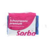 Sorbo 4x Schuurspons Premium 2 stuks