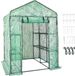 Happiq Kas Professionnelle - Verte - Imperméable - Potager - Avec étagères - 215CM haut