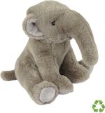 Ravensden Knuffel olifant Eco Soft - 23 cm - pluchen - knuffeldier