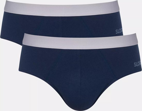 sloggi men GO ABC 2.0 Brief 2P Heren Onderbroek - NAVY - Maat XL