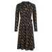 King Louie midi blousejurk met ceintuur en print - meerkleurig