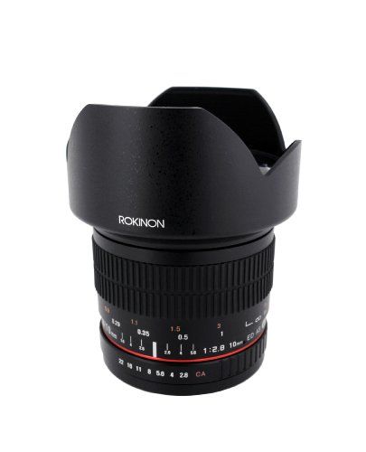 Rokinon 10mm F2.8 ED AS NCS Ultra Wide Angle Lens for Olympus/Panasonic Micro 4/3 (MFT) - Black
