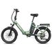F20 Flex, vélo électrique pliant, 20 pouces, batterie 36V 20Ah, Shimano 7 vitesses, autonomie jusqu'à 100 km, couleur : vert menthe
