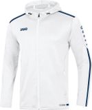 Jako Jas Met Capuchon Striker 2.0 Wit-Marine Blauw Maat L