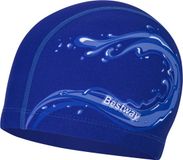 Bestway Sleek 'N Stretch Premium Stoffen Badmuts Blauw Unisex Elastaan One Size