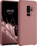 kwmobile hoesje geschikt voor Samsung Galaxy S9 Plus - Hoesje met siliconen coating - Smartphone case in winter roze