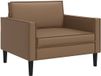 vidaXL - XL - fauteuil - Cappuccino - Kunstleer