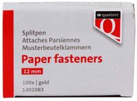 Quantore Splitpen 12mm Goud 100 stuks