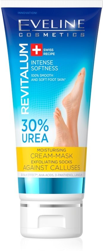 Eveline Cosmetics Revitalum Moisturising Cream-mask Exfoliating Socks Against Calluses 30% Urea 75ml