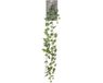 Louis Maes kunstplant blaadjes slinger Klimop/hedera - groen/wit - 180 cm