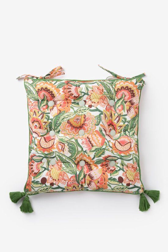 Sissy-Boy Multicolour tuinkussen met bloemenprint