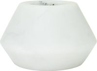 TAK Design Theelicht Maysa 2 - Marmer - Ø12 x 7 cm - Wit