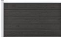 vidaXL Composiet Schutting 175x105 cm Grijs