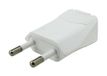 Rechte 4 mm 10 A 250 V witte stekker