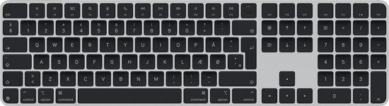 Apple Magic toetsenbord Universeel USB + Bluetooth QWERTY Deens Zwart