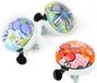 Widek B.V. Widek Fietsbel Widek Ding Dong Art Collection Flower 80mm - Blauw, Groen, Rood, Roze