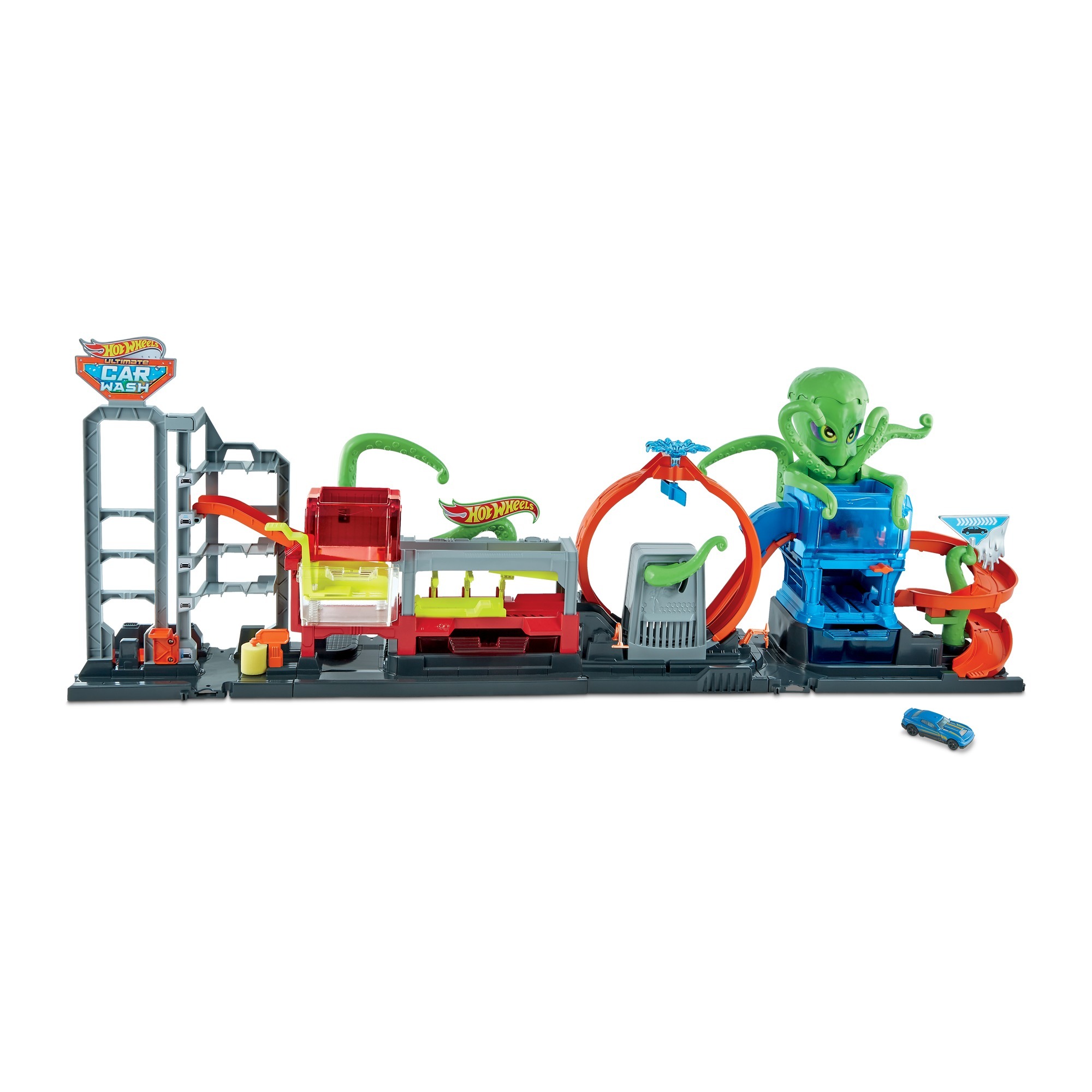 Hot Wheels City Hot Wheels City Octo Aanval In De Autowasserette