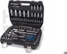 HBM 108 Delige Professionele Doppenset INCH Maten (Engelse maten) - Blauw/Zwart