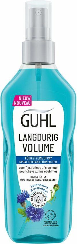 Guhl Föhn-Active Styling Spray Langdurig Volume - 4 x 125 ml