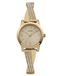 Timex Main Street Dameshorloge, 25 mm, uitbreidbaar, goudkleurig bandje van roestvrij staal met goudkleurige wijzerplaat en goudkleurige kast, TW2Y39300