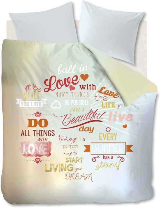 Ambiante dekbedovertrek Summer Story - 140x220 cm - Katoen - Multi