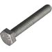Vis Métaux Tête Hexagonale Th M8x70 Classe 8.8 Acier Brut Géomet 500a - 10 Pièces