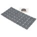 Adsamm® 50 x zelfklevende viltglijders Grijs 20x20 mm Vierkant 3,5 mm dik Meubel- en vloerbescherming
