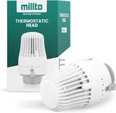 Sans marque Thermostatique de radiateur M30 x 1,5 pour système de chauffage, modulation à 6 niveaux