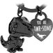 Merkloos / Sans marque LANOLU Dinosaurus Mini Rex Geluksbrenger Sleutelhanger