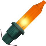 OE Lightning Reserve Kerstlampje - Groene Insteek Fitting - 2.5V/0.425W - Oranje Licht