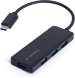 Gembird USB-C Hub - 4x USB-A - USB 3.2 Gen 1 - Zwart