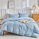 TRANKIELO® - Housse de couette double 260x240 cm