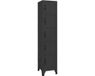 vidaXL Lockerkast - 38x40x180 cm - Staal - Antracietkleurig