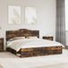 vidaXL Bedframe Rook Eiken Massief Grenenhout 180 x 200 cm