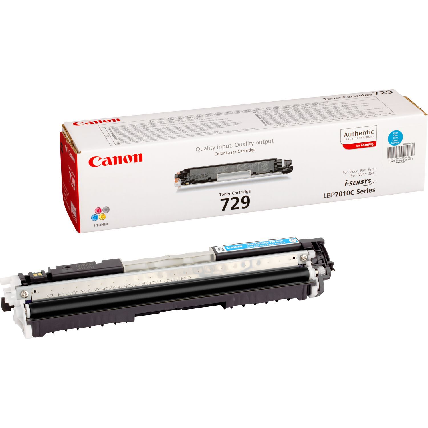 Canon CRG-729 C - Cyaan - Tonercartridge - i-SENSYS LBP7010C