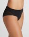 Ysabel Mora Slip Femme Noir Uni Sans Couture Polyamide L