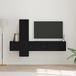 Maison Exclusive Meuble TV exclusif - Ensemble de 5 pièces, finition bois imitation chêne noir, fabriqué en panneaux de particules