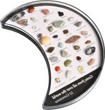 Merkloos / Sans marque Kristallen Opbergdoos - Edelsteen Houder - Meditatie Accessoires - Natuursteen Vakmanschap - 15x8x3 cm