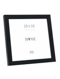 Deknudt Frames Wooden Photo Frame, Black, 10 x 10 cm, S243K2