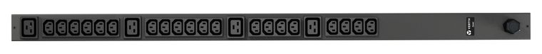 Vertiv Geist rPDU, basic, 0U, input IEC60309 230V 16A, outputs (20)C13 | (4)C19, 24 prise(s) AC, Noir