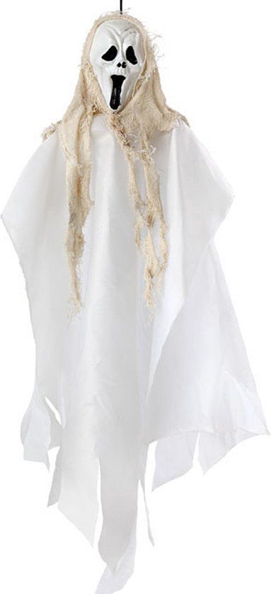 BigBuy Atosa Halloween/horror thema hang decoratie spook - enge/griezelige pop - 60 cm