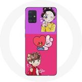 Maniacase Hoesje voor Samsung Galaxy A51 4G BTS TinyTAN Animatie BT21 Poster