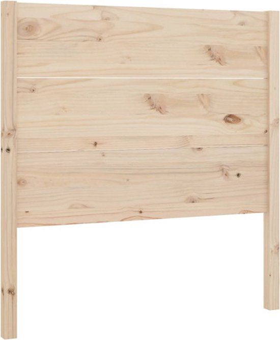 vidaXL Hoofdbord - Massief Grenenhout - 106x4x100 cm